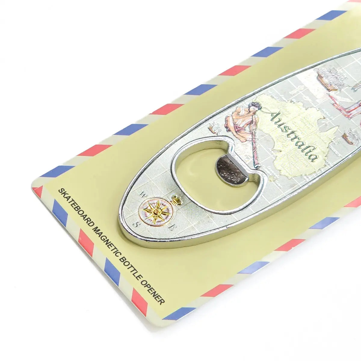 Brown Australian Map Magnetic Bottle Opener -Allanson Souvenirs