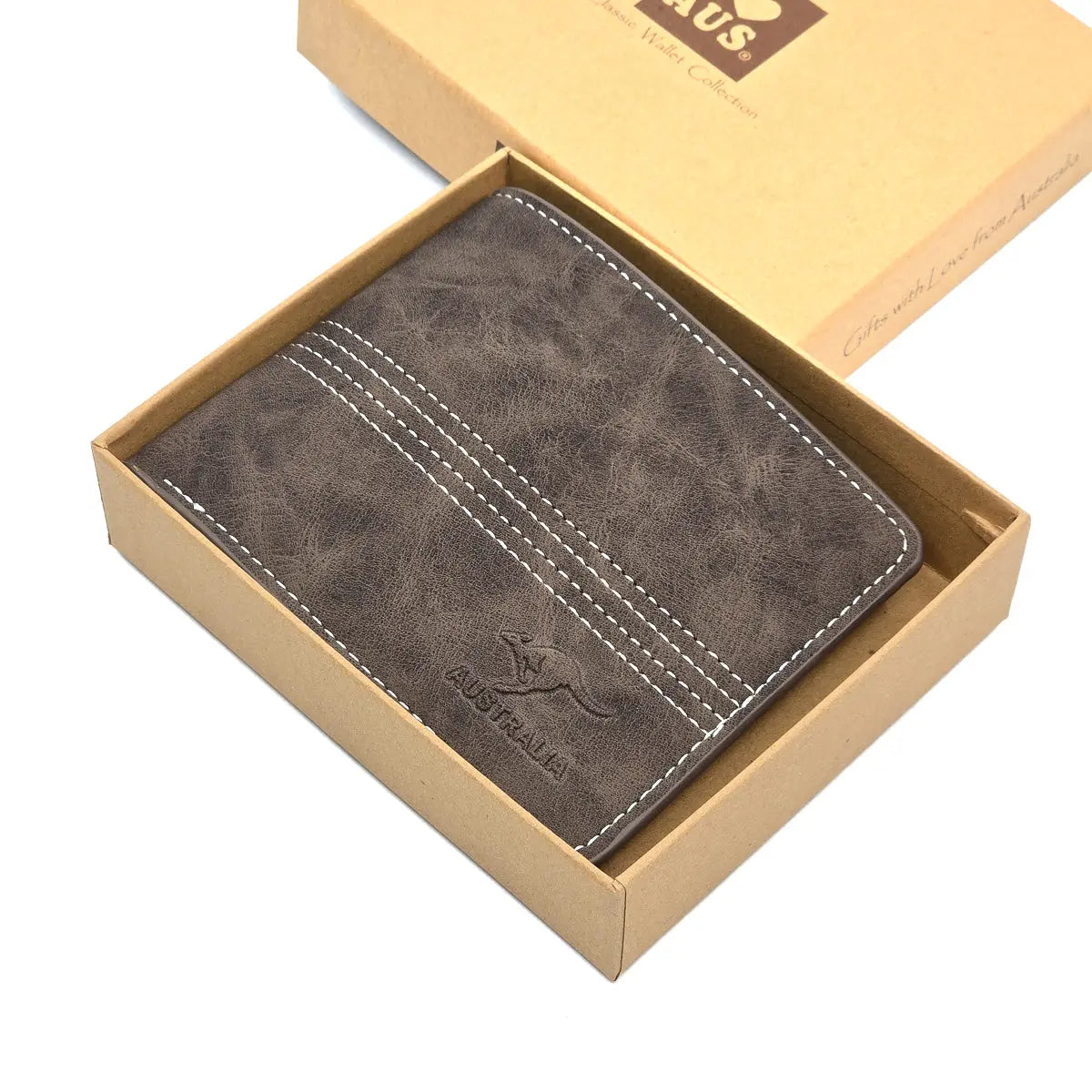 Brown Suede Mens Wallet - Allanson Souvenirs