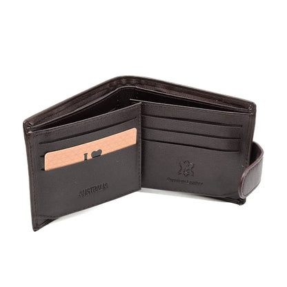 Brown Mens Leather Wallet - Allanson Souvenirs