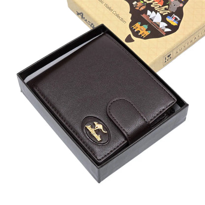 Brown Mens Leather Wallet - Allanson Souvenirs