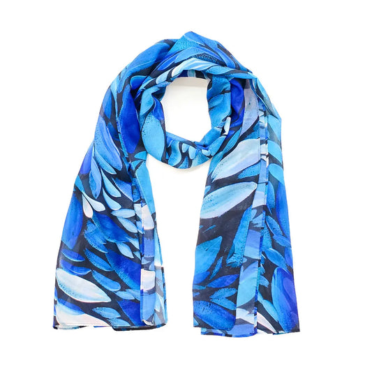 Bush Blue Design Ladies Scarf - Allanson Souvenirs