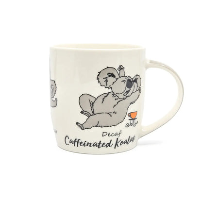 Caffeinated Koala Coffee Mug - Allanson Souvenirs