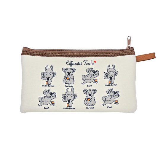 Caffeinated Koala Pencil Case - Allanson Souvenirs