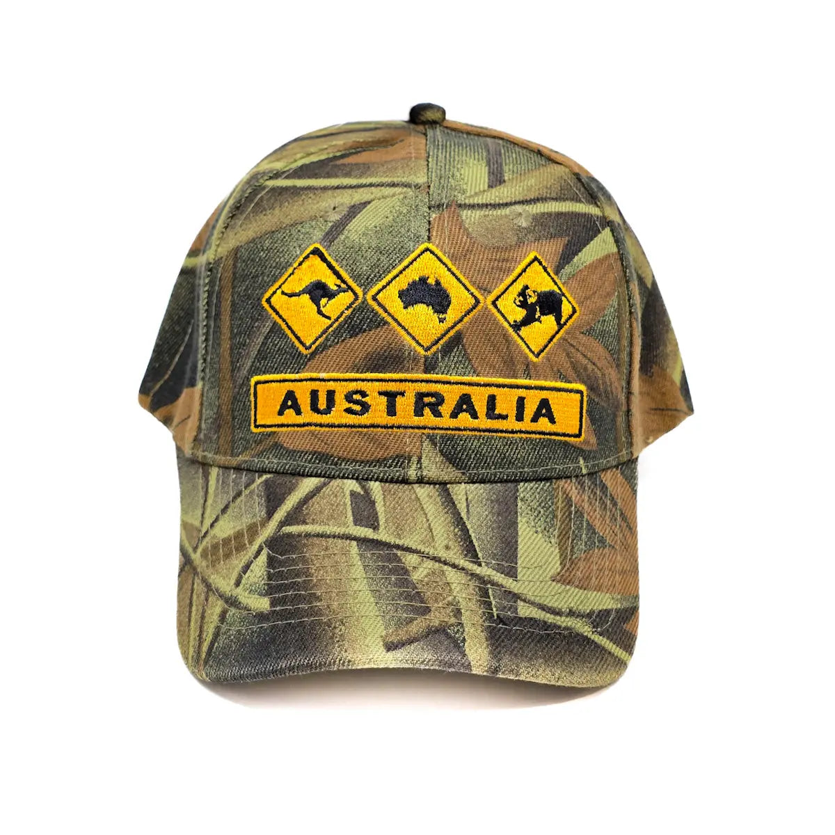Camouflage Australia Road Sign Baseball Cap | Allanson Souvenirs