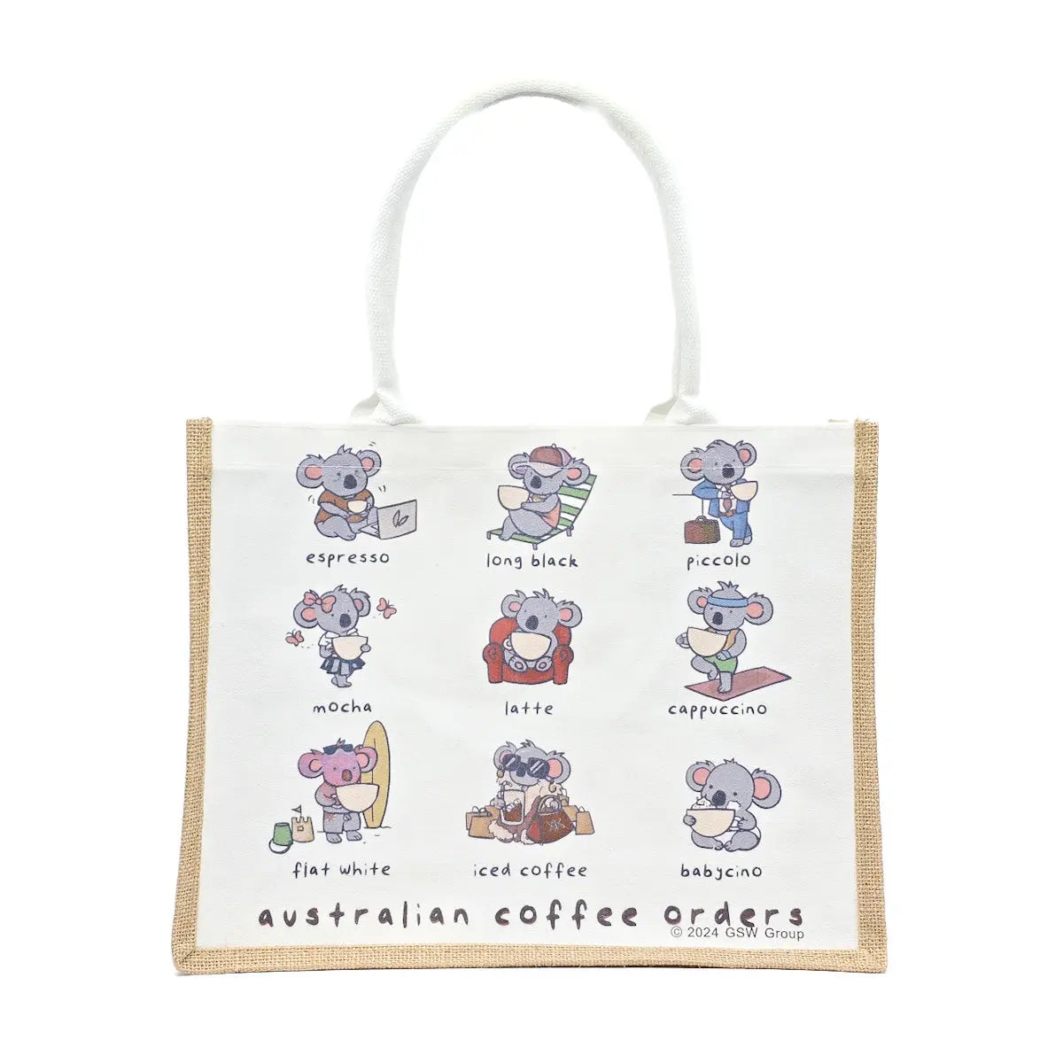 Coffee Koala Premium Shopping Tote - Allanson Souvenirs