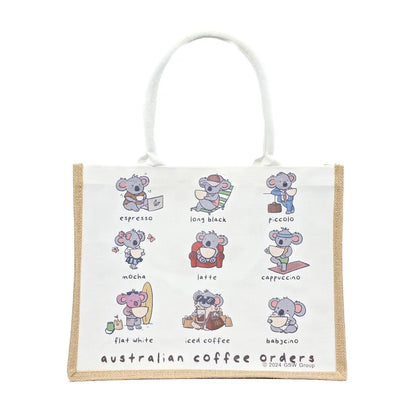 Coffee Koala Premium Shopping Tote - Allanson Souvenirs