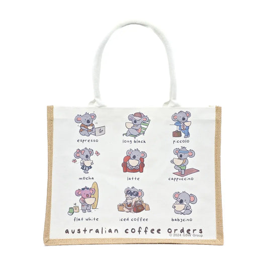 Coffee Koala Premium Shopping Tote - Allanson Souvenirs