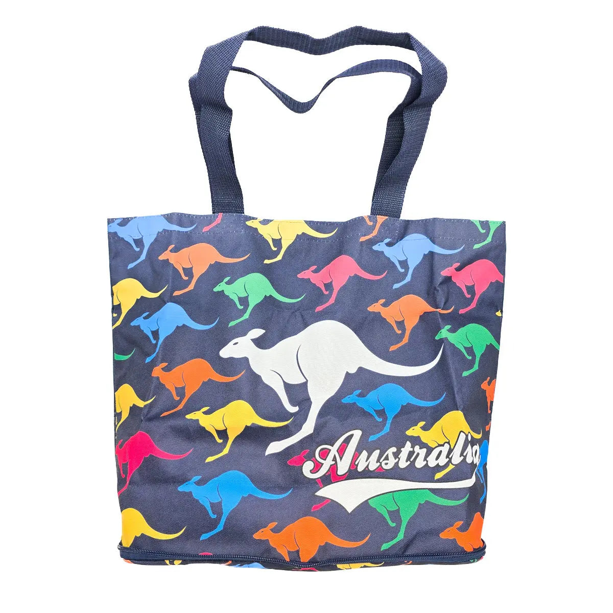 Colourful Kangaroo Foldable Shopping Bag Allanson Souvenirs