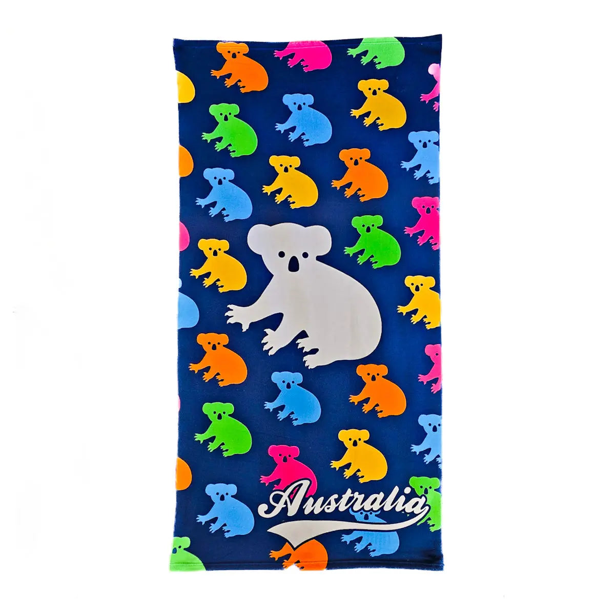 Colourful Koala Beach Towel Allanson Souvenirs
