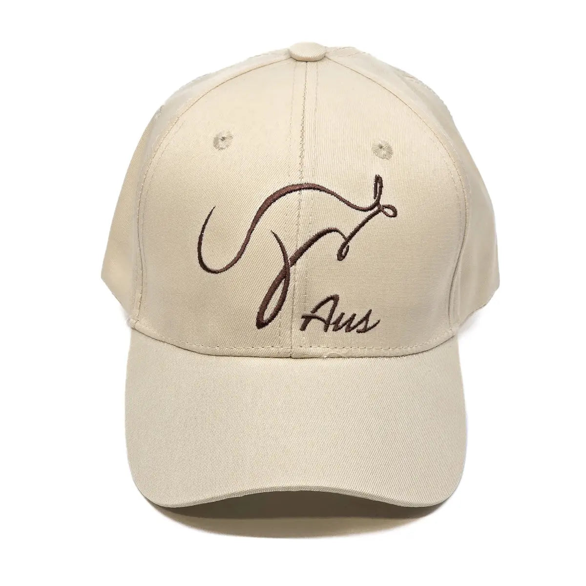 Cream Kangaroo Lightweight Baseball Cap - Allanson Souvenirs