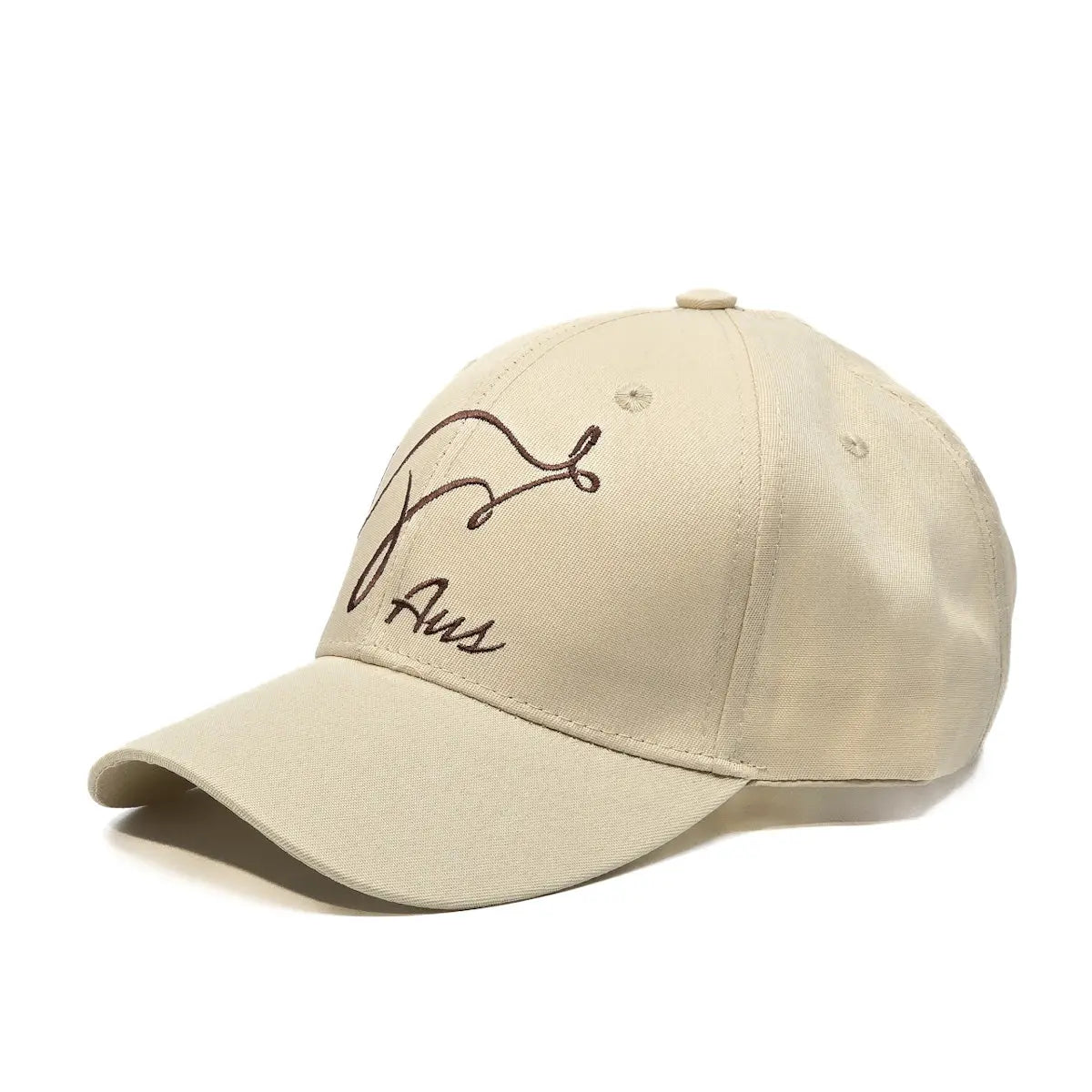 Cream Kangaroo Lightweight Baseball Cap - Allanson Souvenirs