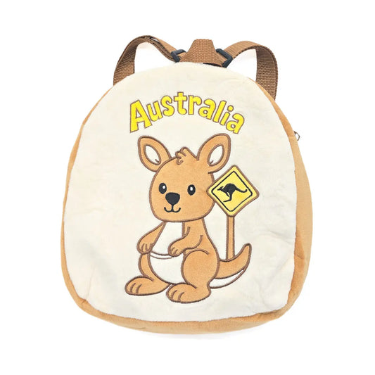 australia backpack for kids qith kangaroo Student Children's Backpack Book Bag Student Backpack with Laptop Backpacks Travel Teen Girls Boys, Pattern., M, Rucksack Fashion Kangaroo Backpack