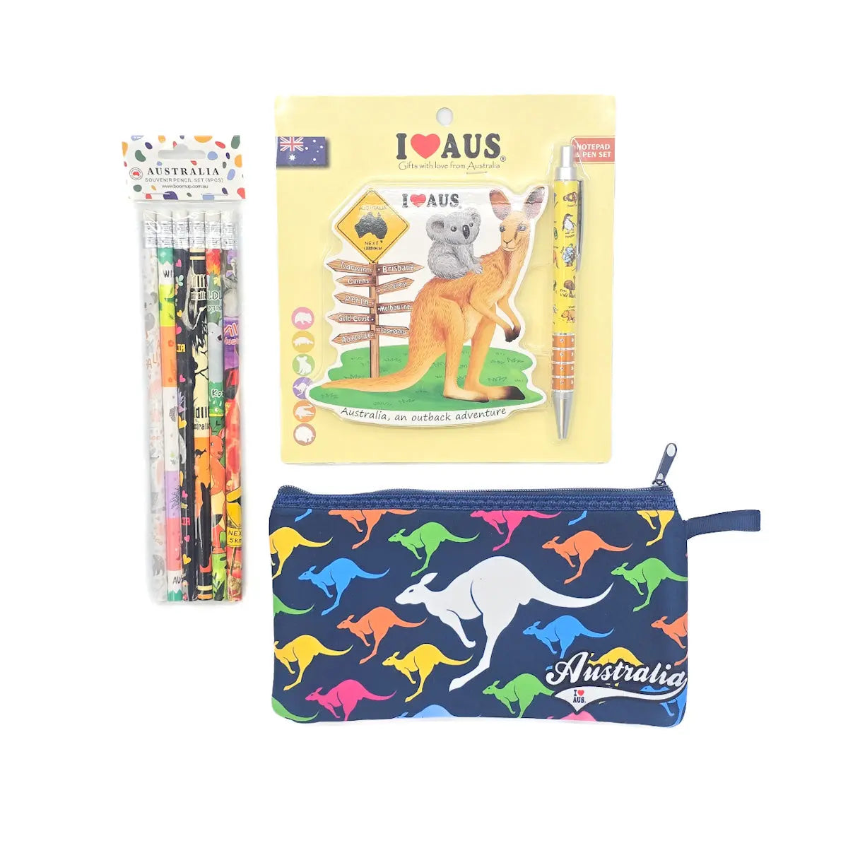 Cute Kangaroo Backpack Gift Set - Allanson Souvenirs