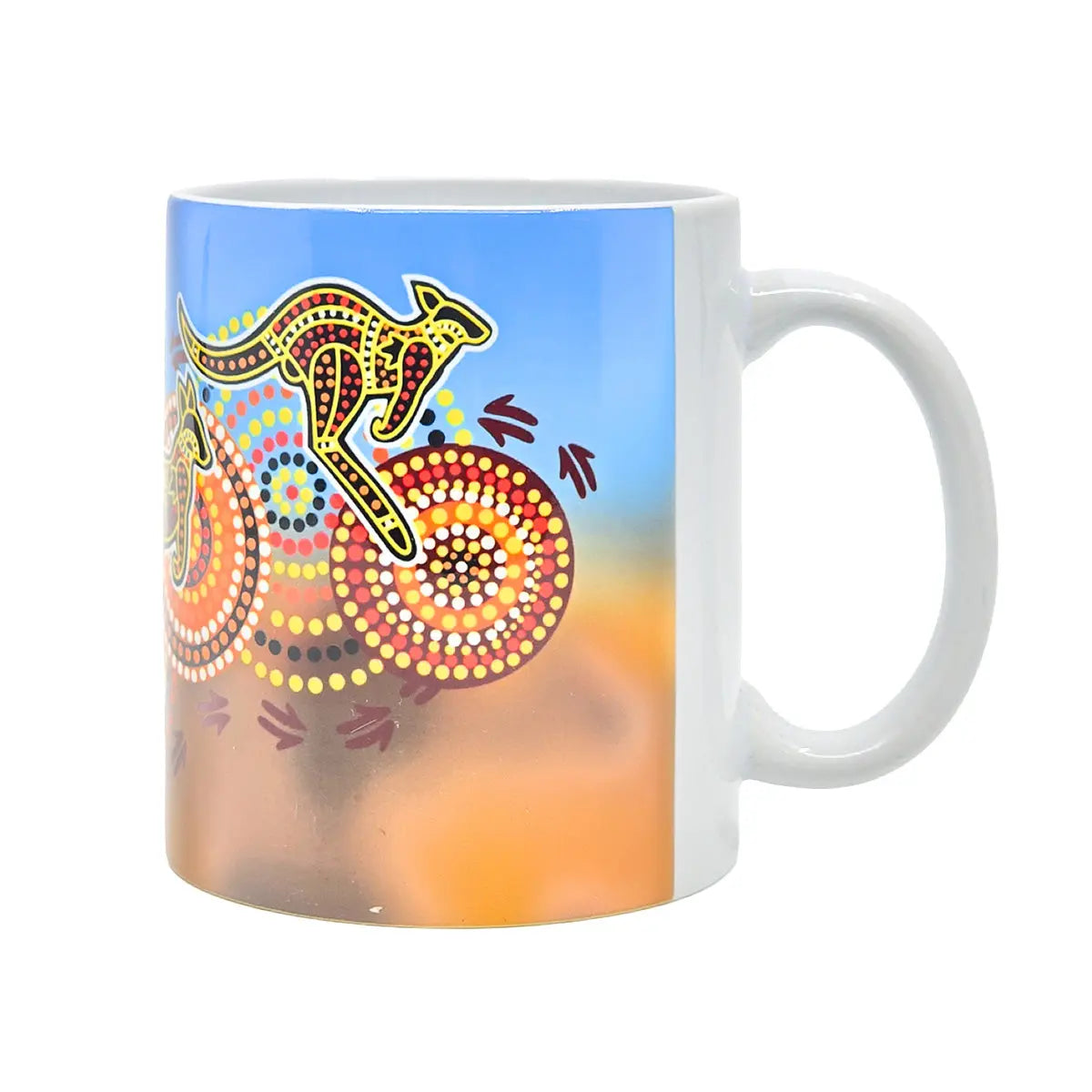 Desert Kangaroos Coffee Mug - Allanson Souvenirs