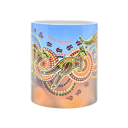 Desert Kangaroos Coffee Mug - Allanson Souvenirs