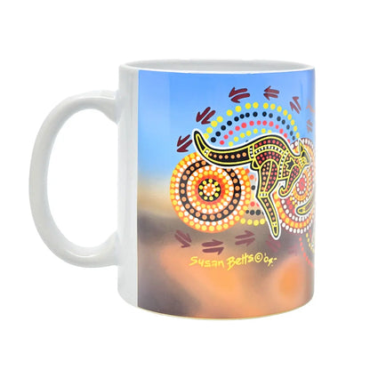 Desert Kangaroos Coffee Mug - Allanson Souvenirs