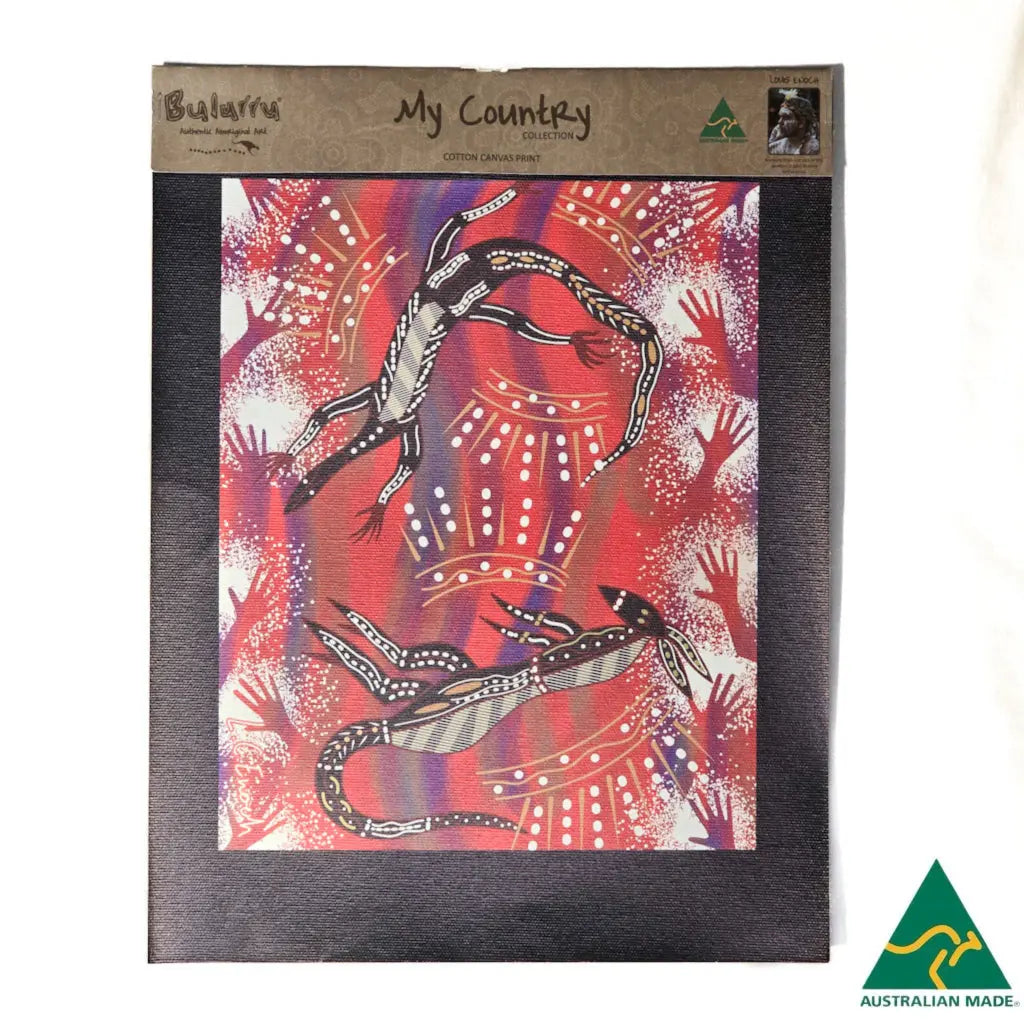 Desert Totems Print Aboriginal Designed Allanson Souvenirs