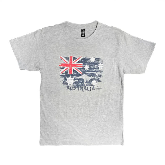 Distressed Australian Flag T-Shirt - Allanson Souvenirs