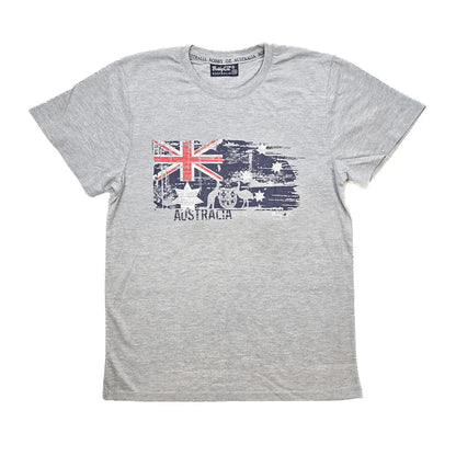 Distressed Flag Coat of Arms T-Shirt - Allanson Souvenirs