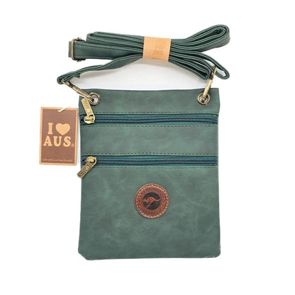 Emerald Two Zip Suede Travel Bag Allanson Souvenirs