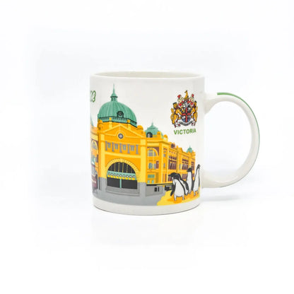 Flinders Street Melbourne Coffee Mug - Allanson Souvenirs