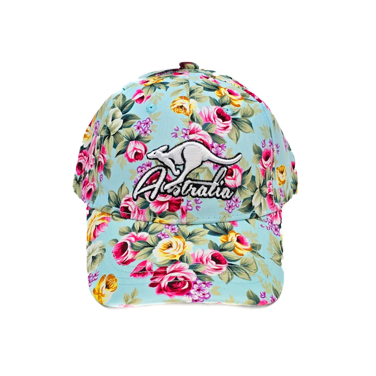 Floral Kangaroo Baseball Cap - Allanson Souvenirs