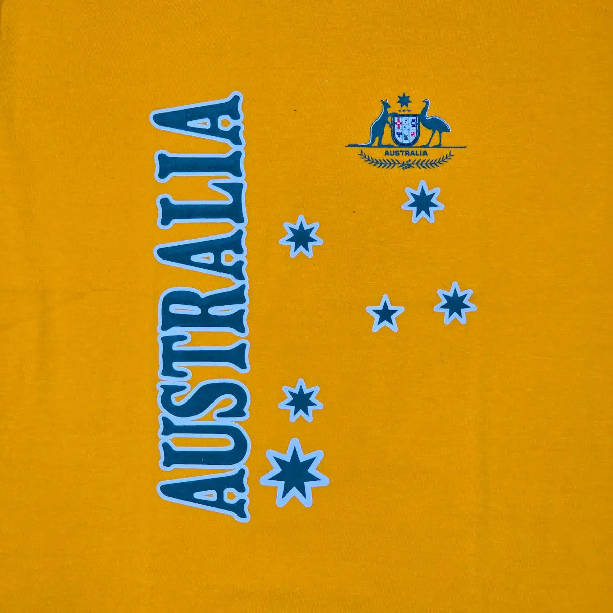Gold Australian Coat of Arms Kids T-Shirt - Allanson Souvenirs