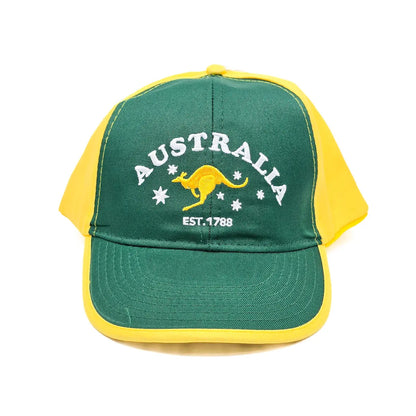 Green and Gold Lightweight Baseball Cap - Allanson Souvenirs