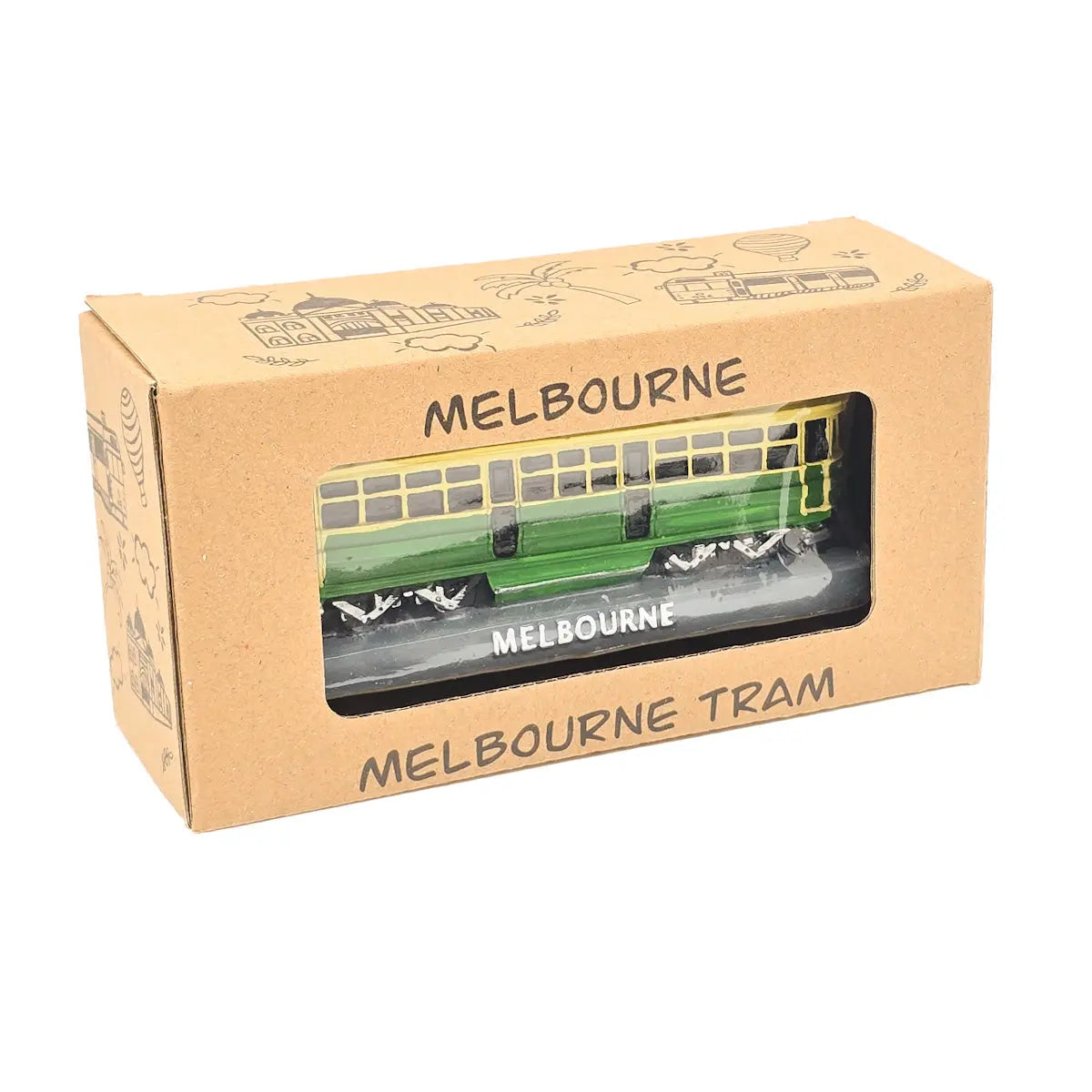 Green Melbourne Tram Decoration - Allanson Souvenirs