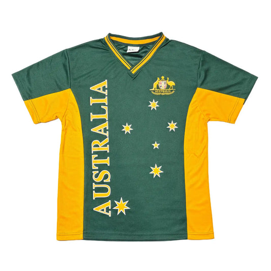 Green Southern Cross Soccer Top - Allanson Souvenirs