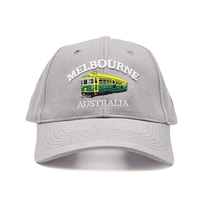 Grey Melbourne Tram Baseball Cap - Allanson Souvenirs