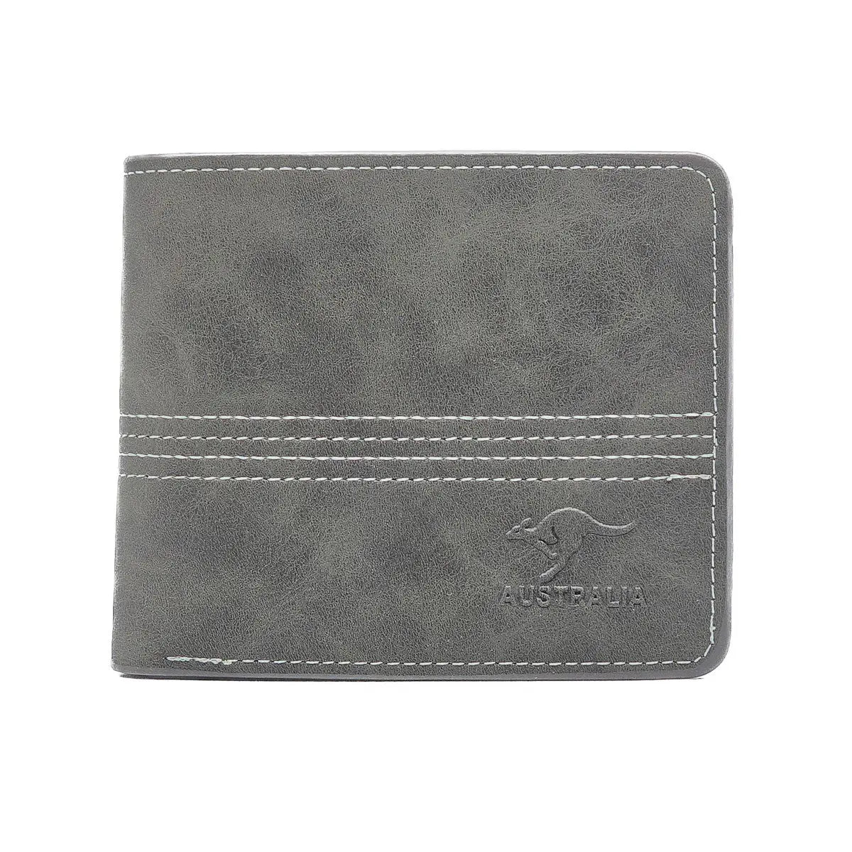 Grey Suede Mens Wallet - Allanson Souvenirs