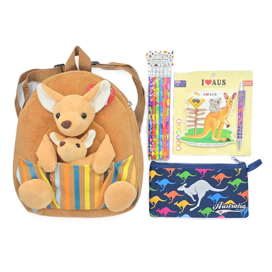 Kangaroo Backpack Gift Set - Allanson Souvenirs