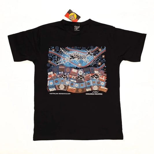 "Kangaroo Dreaming" Adult T-shirt - Allanson Souvenirs