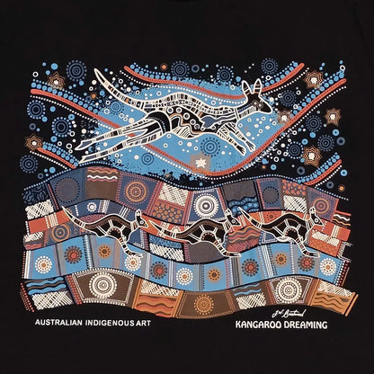 "Kangaroo Dreaming" Adult T-shirt - Allanson Souvenirs