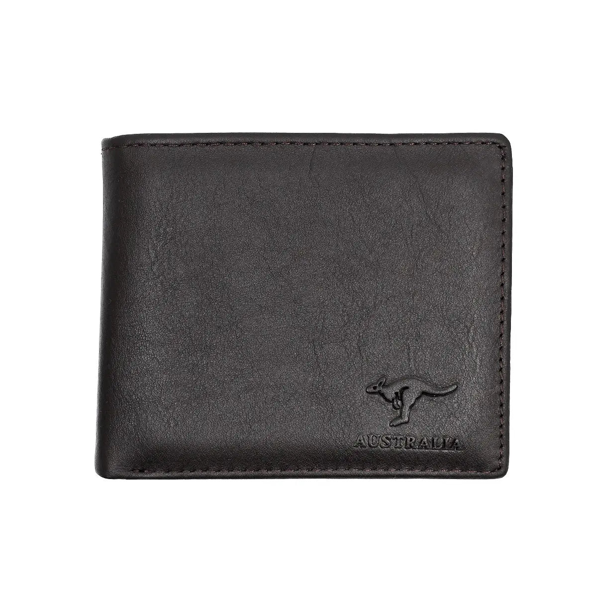 Brown Kangaroo Leather Mens Wallet - Allanson Souvenirs