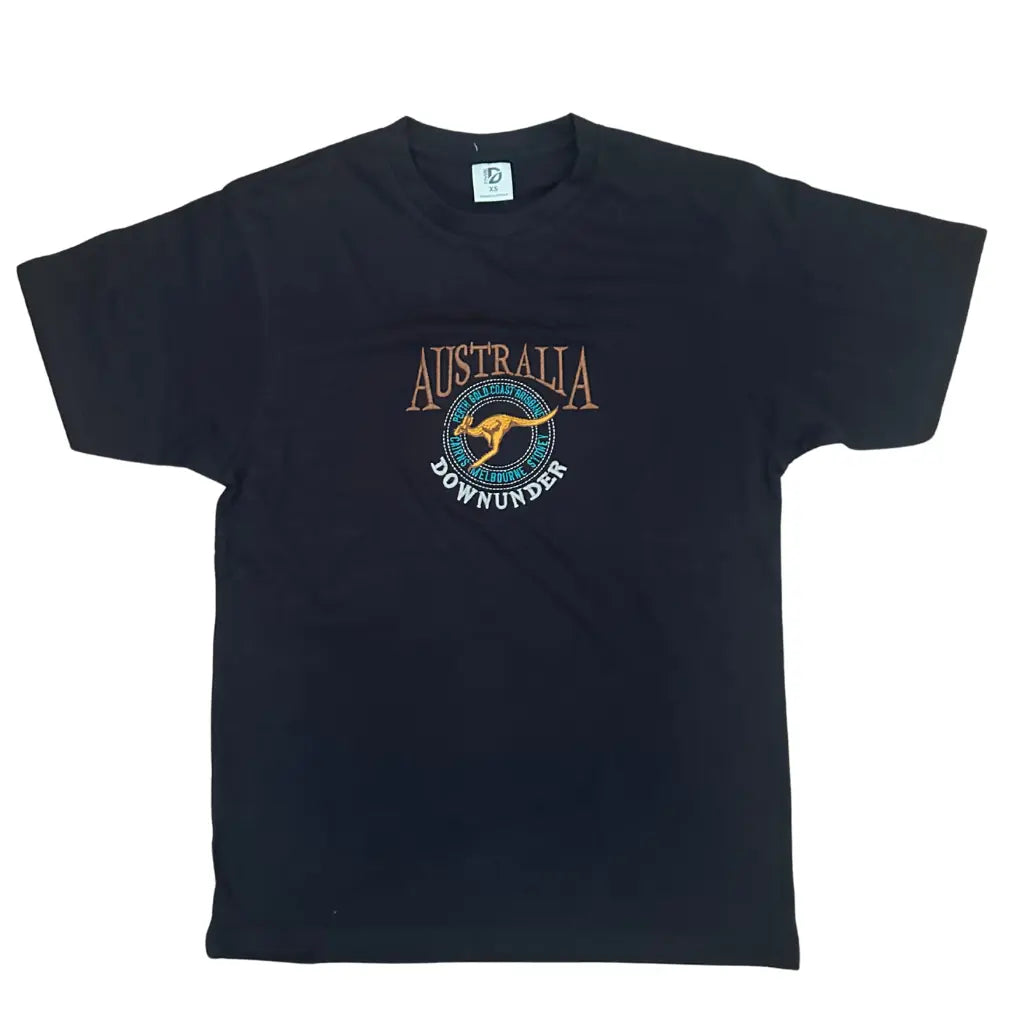 Kids Embroidered Australia DownUnder T-Shirt - Allanson Souvenirs