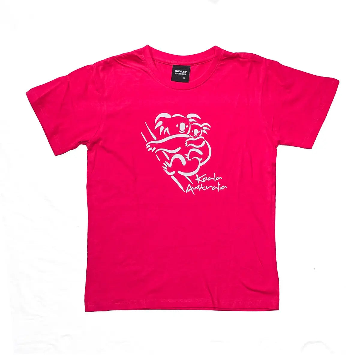 Koala Australia Hot Pink Adult T-shirt - Allanson Souvenirs
