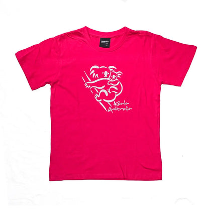Koala Australia Hot Pink Adult T-shirt - Allanson Souvenirs