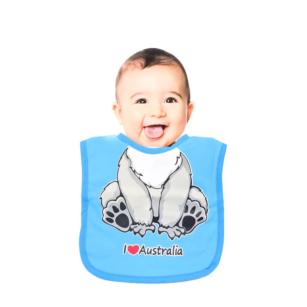 Blue Koala Baby Bib Allanson Souvenirs