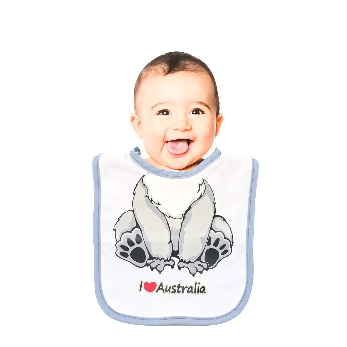 White Baby Bib Allanson Souvenirs