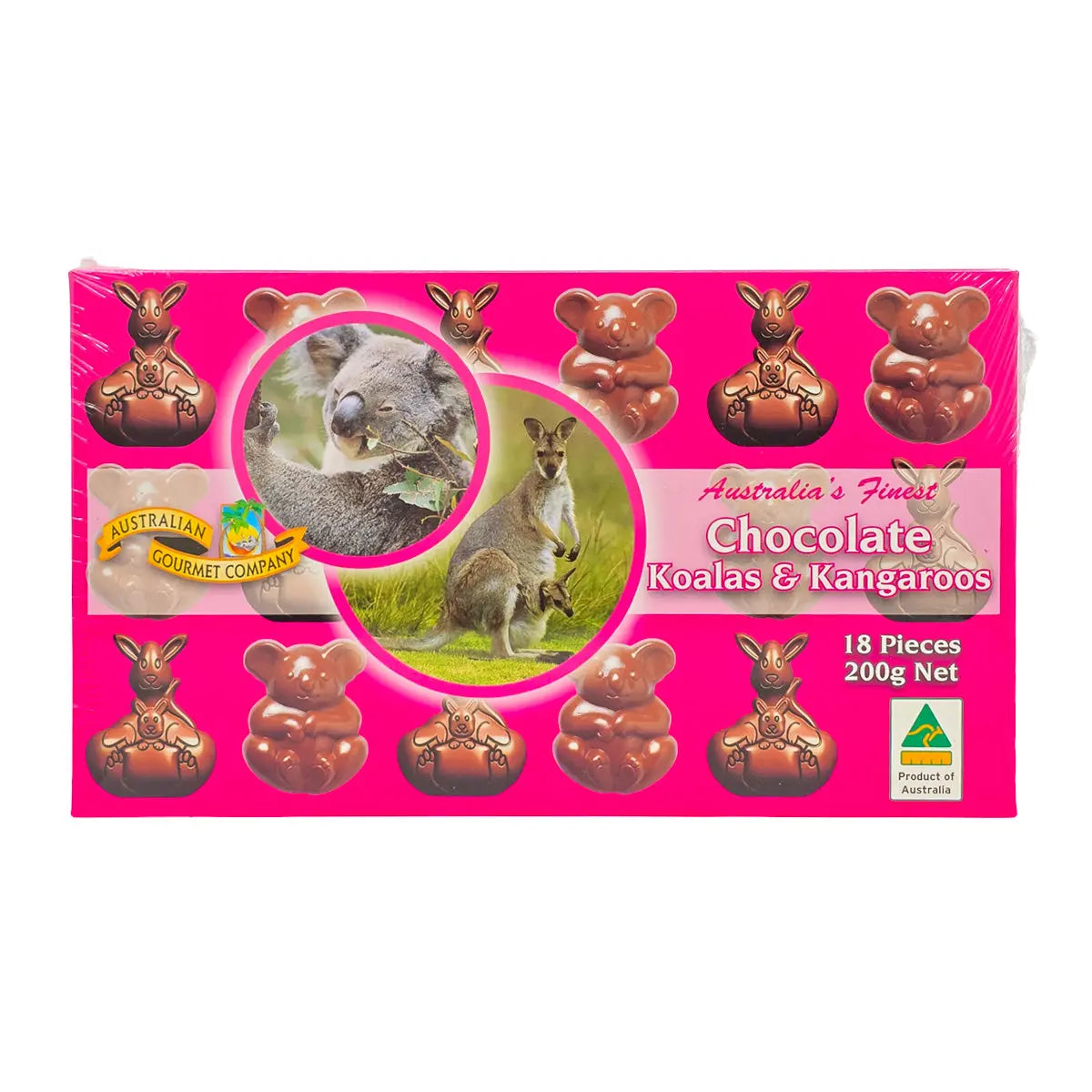 Koala Farms Kangaroo and Koala Chocolates - Allanson Souvenirs