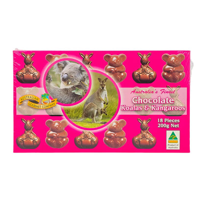 Koala Farms Kangaroo and Koala Chocolates - Allanson Souvenirs