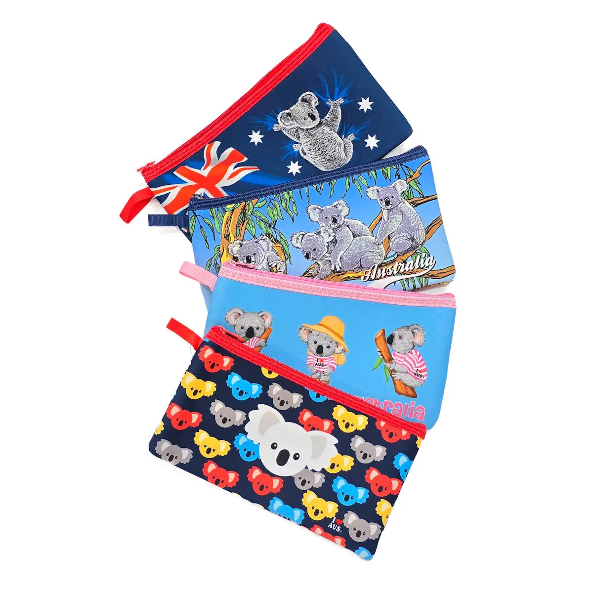 Koala Pencil Cases Group Photo - Allanson Souvenirs