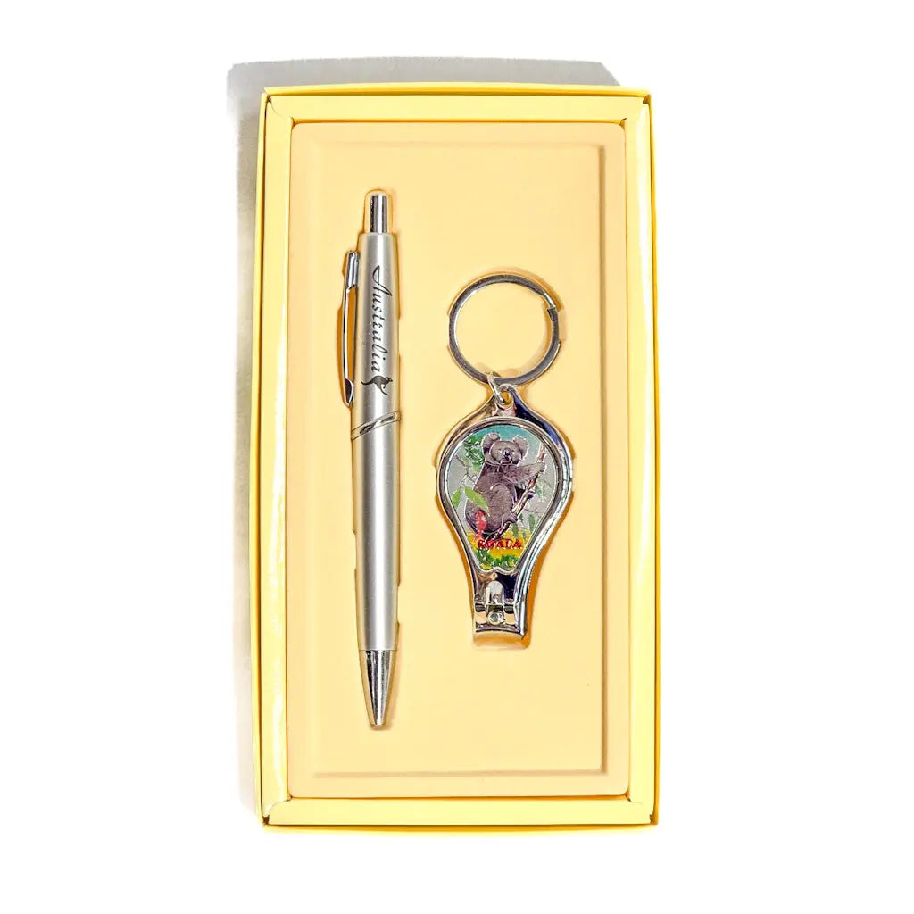 Koala Nail Clipper pen set Allanson Souvenirs