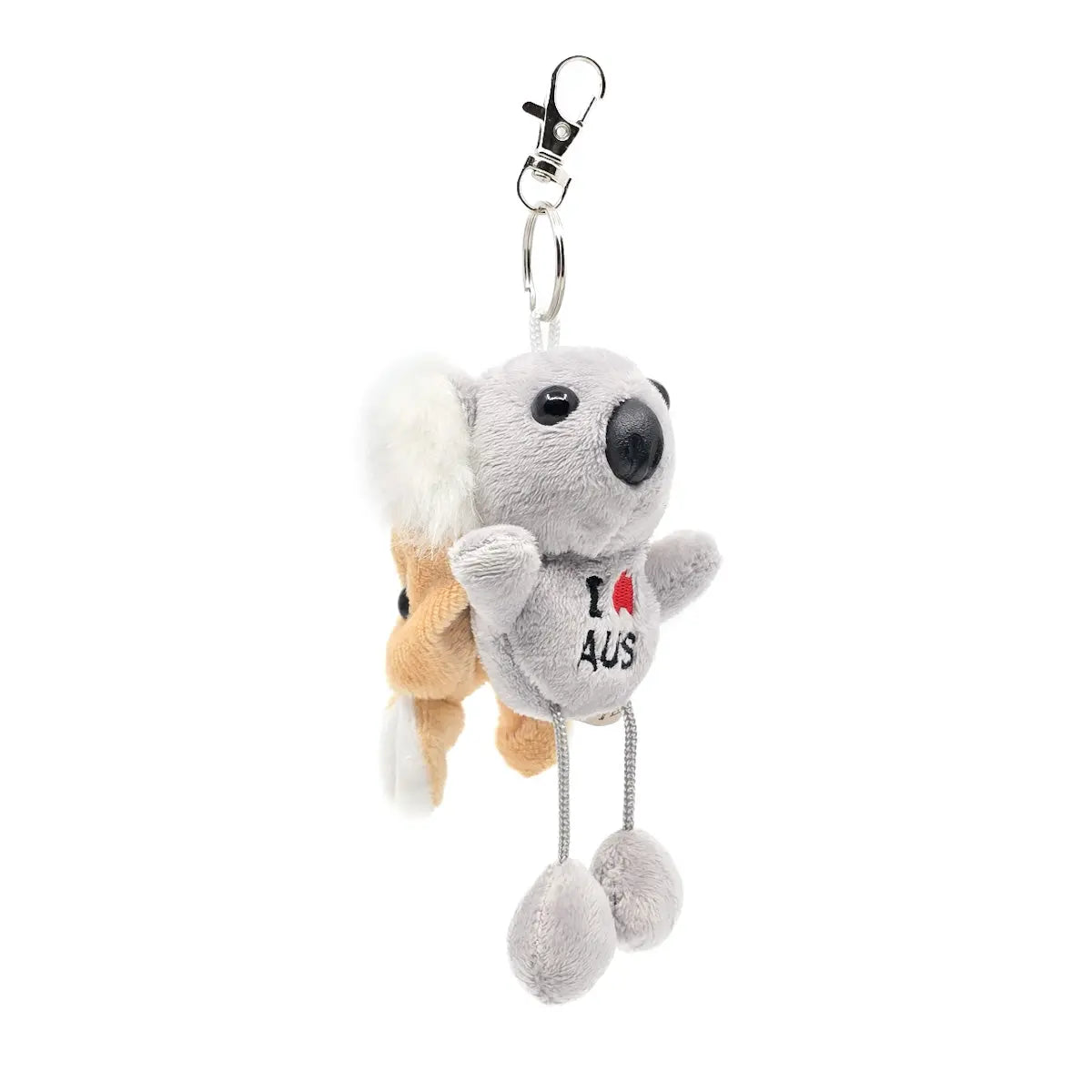 Koala with Kangaroo Beanie Keychain - Allanson Souvenirs