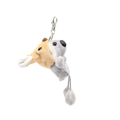 Koala with Kangaroo Beanie Keychain - Allanson Souvenirs