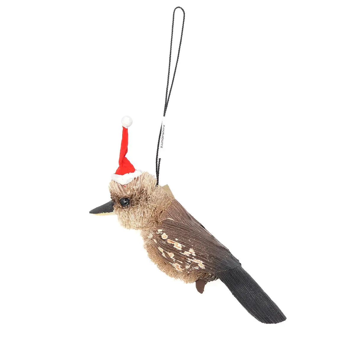 Kookaburra with Santa Hat Christmas Decoration - Allanson Souvenirs