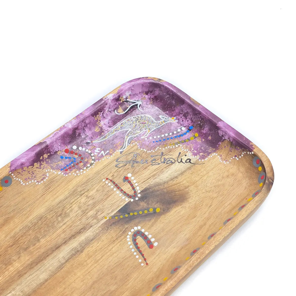 Large Rectangle Wooden Tray - Allanson Souvenirs
