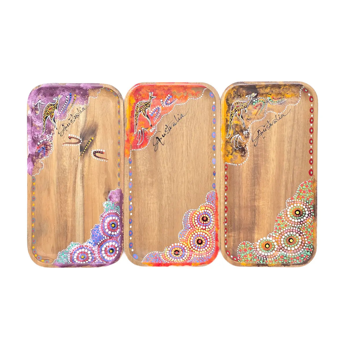 Large Rectangle Wooden Tray - Allanson Souvenirs